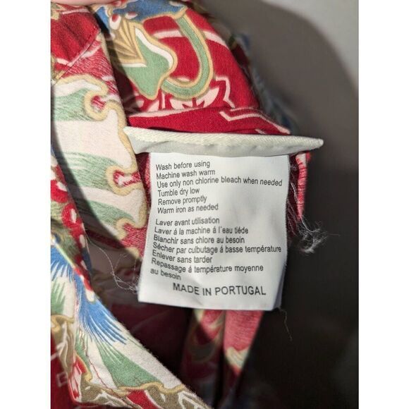 Rare Pottery Barn PALAMPORE Set of 2 Standard Pillow Shams Floral Red Green Blue - Picture 6 of 11